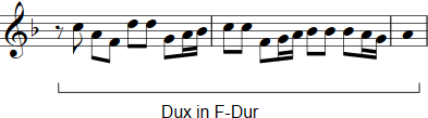 Thema in C-Dur von J. S. Bach