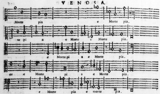 Notenbeispiel Gesualdo