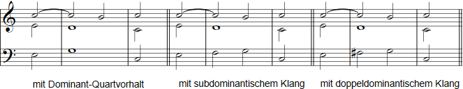 Kadenz Notenbeispiel 5