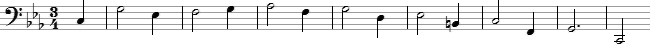 Die Oktavregel - Notenbeispiel 5