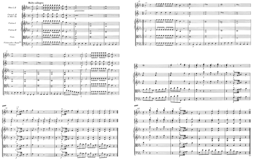 Abbildung Mozart, KV 16/i, Binary form